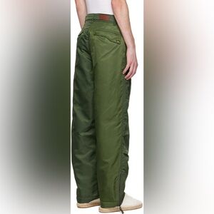 Andersson Bell Mens Padded Size 32 Pants Army Green Cargo Made In Korea Rare